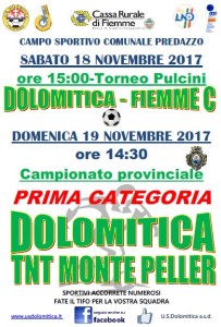 Partite 18-19.11.2017