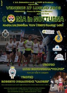 27.07.2018 Corsa in notturna