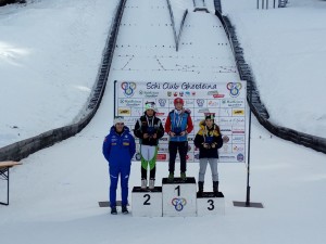 podio combinata camp.ita U12 femm - 2a Maya Delugan