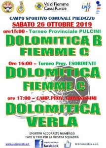 Partite fine ottobre