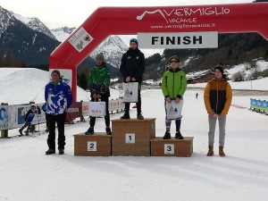 premiazione gara inseguimento - 1° Ferrari Luca