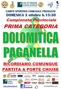 Calcio inizio ottobre