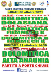 calcio fine ottobre