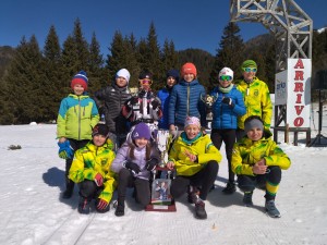 Gruppo atleti in Val Campelle