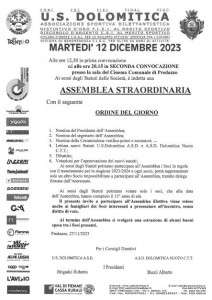 Assemblea straordinaria