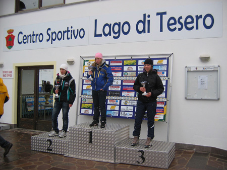 podio ALLIEVI femm.