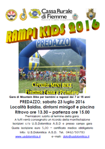 Volantino Rampi Kids 2016
